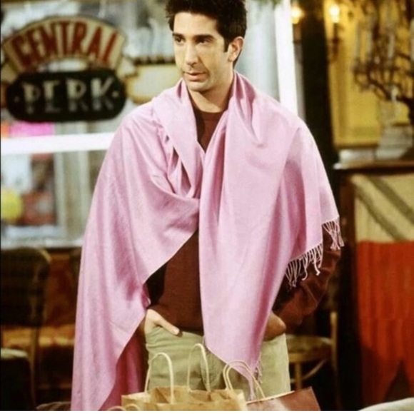 NWT GENUINE CASHMERE PASHMINA TASSEL SHAWL WRAP SCARF PINK MAUVE LILAC OVERSIZED - Picture 4 of 15